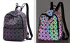 Luminous Women Backpacks Fashion Girl Daily Backpack Women's Package Geometry Sequins Folding Bags Mini Bag School Bagpack