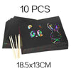 Colorful scratch paper