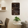 Acrylic rectangular mirror sticker