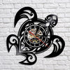 Vinyl record wall clock
