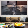 Reflection creative canvas painting