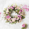 The rose flower wreath hanging wall flowers simulation round heart-shaped ornaments wedding wedding room decoration decoration wall Home Furnishing