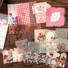 Junk journal retro material mixing package