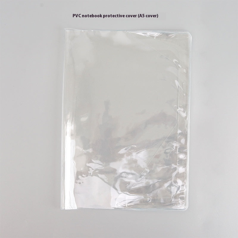 Journal Book Notebook Boy Cover Waterproof Student Transparent Book Cover