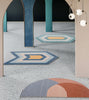 Geometric Pattern Absorbent Floor Mats In The Door Home Bathroom Entrance Non-slip And Quick-drying