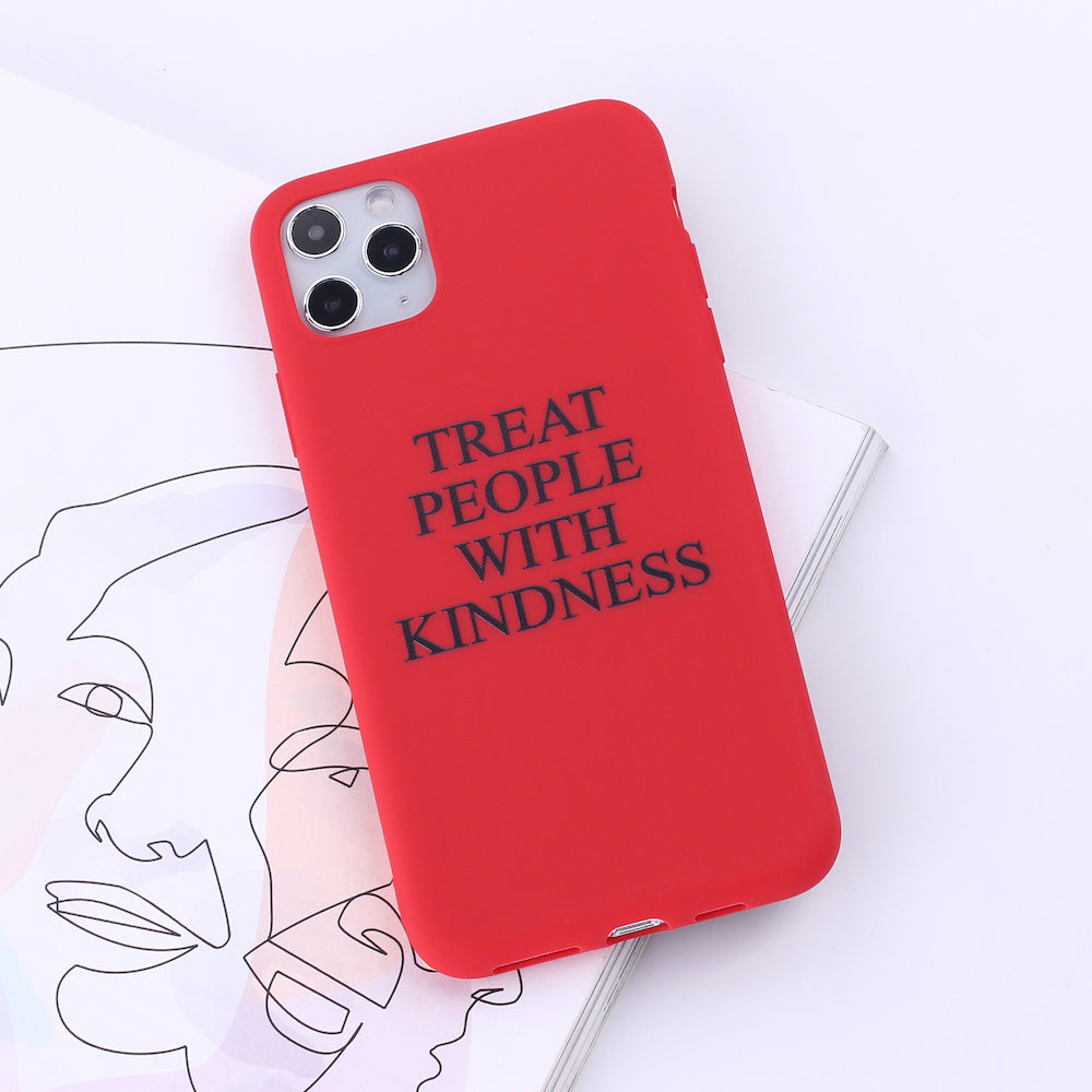 Frosted soft shell mobile phone case