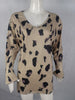 Loose long sleeve printed T-Shirt Top