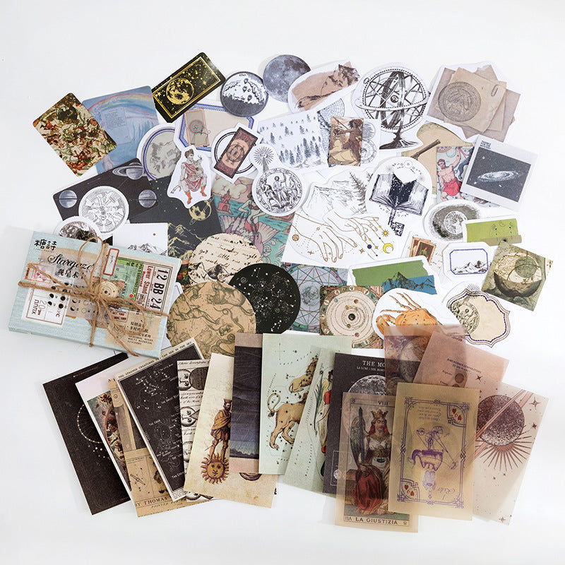Material Box-packed Stickers Creative Journal Material Pasteup