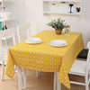 Rectangular Lattice Table Cover Coffee Table Restaurant Waterproof Tablecloth