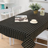 Rectangular Lattice Table Cover Coffee Table Restaurant Waterproof Tablecloth