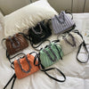 Designer Women Bags Drawstring Bucket Bag with Thick Chain Crossbody Bag