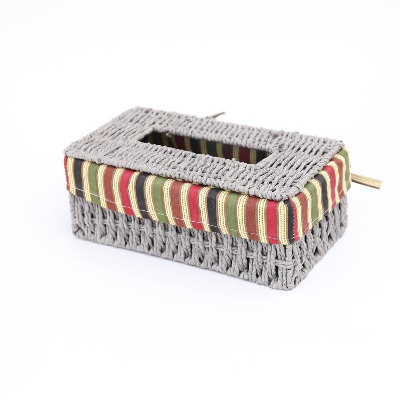 Retro Car Living Room Tissue Paper Box Storage Basket