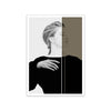 Fashion Flower Woman Poster And Print Cocoa Quote Wall Art Painting On Canvas
