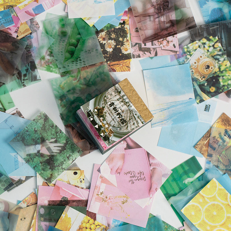 Retro Baotou Special Paper Sulfuric Acid Paper Material Base Paper Sticker