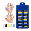 Blue Box Full Stickers Wear Long Ballet Fake Nails Solid Color Nail Patch Color
