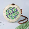 Handmade Bamboo Woven Circular Woven Bag