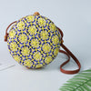 Handmade Bamboo Woven Circular Woven Bag