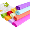 Kindergarten Handmade 50x250cm Retractable Paper Flower Rose Material Paper