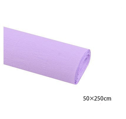 Kindergarten Handmade 50x250cm Retractable Paper Flower Rose Material Paper