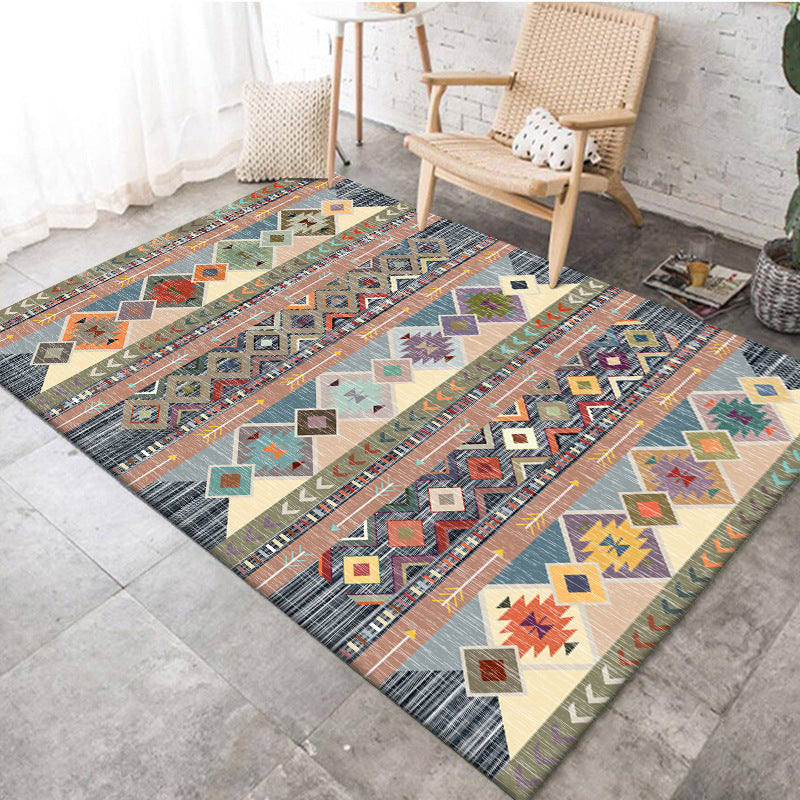 Ethnic Style Living Room Bedroom Kitchen Bedside Carpet Floor Mats