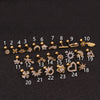 Flower Earring Stainless Steel Screw Earrings Female Zircon Earring