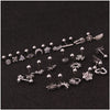 Flower Earring Stainless Steel Screw Earrings Female Zircon Earring