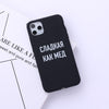 Russian Text Phone Case Couple Painted Anti-Fall Case