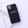 Russian Text Phone Case Couple Painted Anti-Fall Case