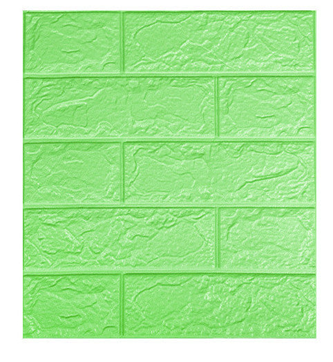 3d Three-dimensional Brick Pattern Wall Sticker Wall Decoration Wallpaper XPE Foam Self-adhesive