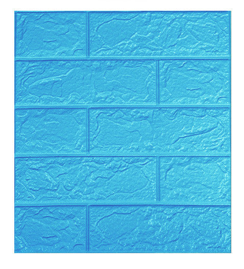 3d Three-dimensional Brick Pattern Wall Sticker Wall Decoration Wallpaper XPE Foam Self-adhesive