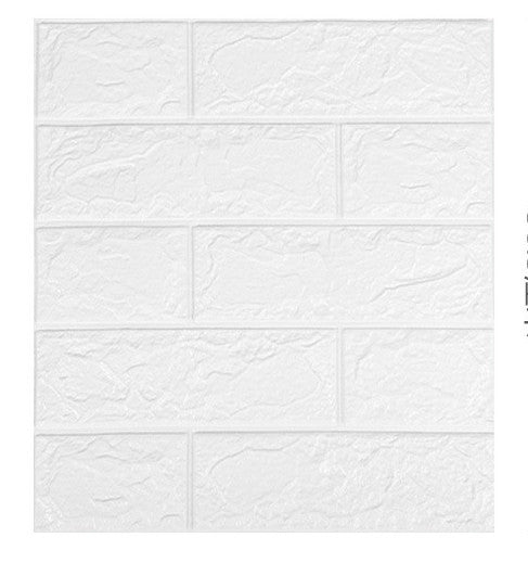 3d Three-dimensional Brick Pattern Wall Sticker Wall Decoration Wallpaper XPE Foam Self-adhesive