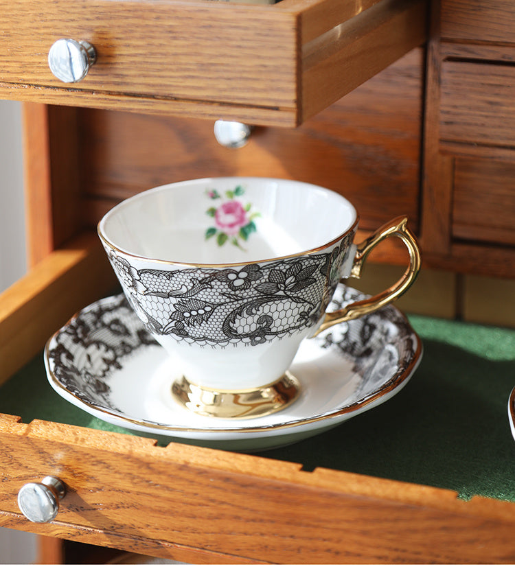 England Luxury Lace Tea Cups