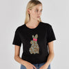 Leopard Lip Pattern Women'S Top Loose Round Neck Fashion Women'S T-Shirt