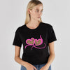 Leopard Lip Pattern Women'S Top Loose Round Neck Fashion Women'S T-Shirt