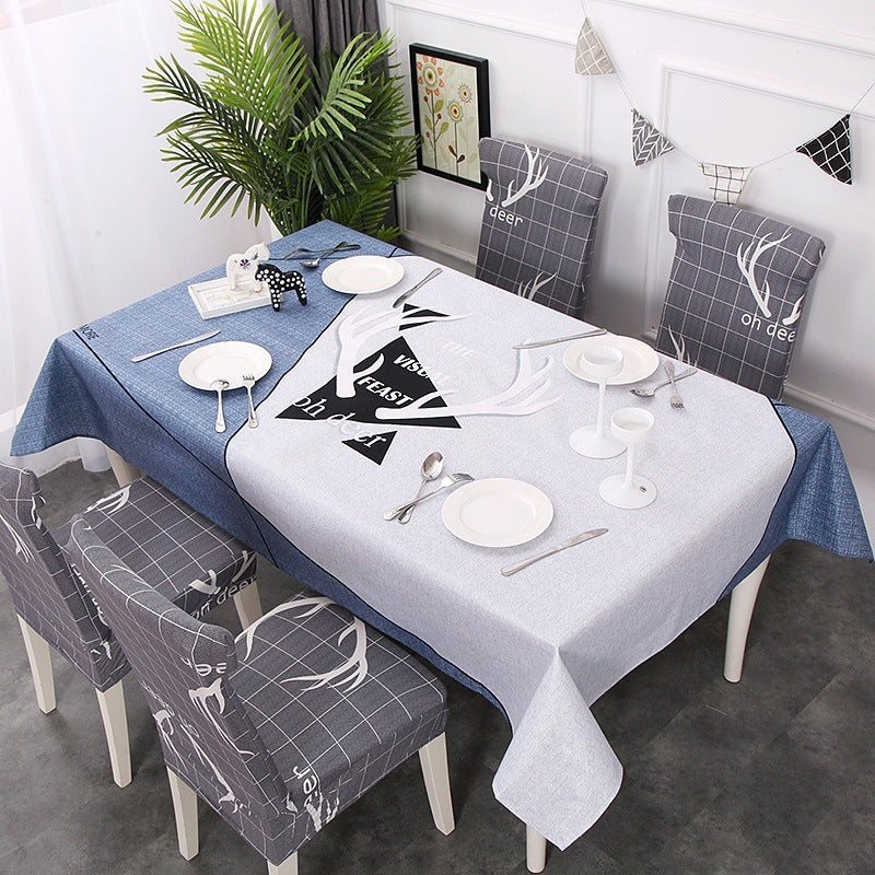 Chair Thickened Modern Fabric Cotton And Linen Coffee Table Disposable Chair Tablecloth Cover Cloth