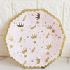 Bronzing Crown Paper Plate Paper Cup Paper Towel Straw Party Party High-end Disposable Tableware Afternoon Tea Cake Plate