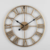 Wrought Iron Mute Digital Wall Clock