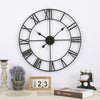 Wrought Iron Mute Digital Wall Clock