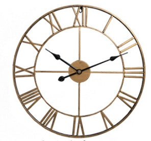 Wrought Iron Mute Digital Wall Clock