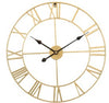 Wrought Iron Mute Digital Wall Clock