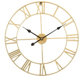 Wrought Iron Mute Digital Wall Clock