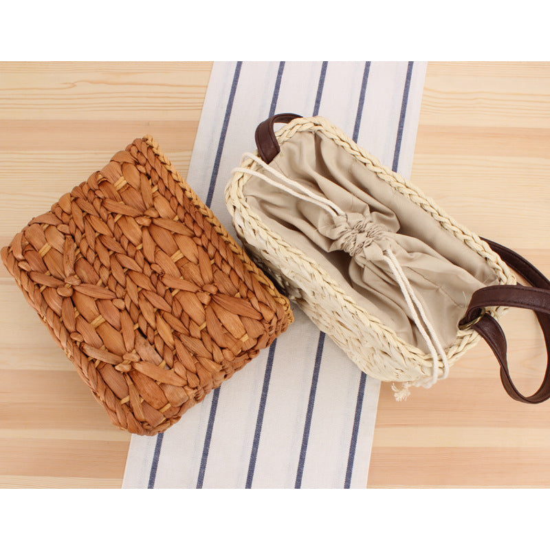 Crossbody Straw Bag Hand-Woven Bag