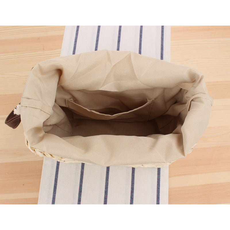 Crossbody Straw Bag Hand-Woven Bag