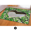 Fresh Nordic Style 3D Pattern Square Floor Mats Door Carpet