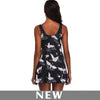 European And American Conservative One-piece Slit Ladies Swimsuit
