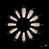 Boxed Ballet Gradient Fake Nails Manicure Wearing Nail Trapezoid Nail Patches Manicure Smashed Diamond Powder