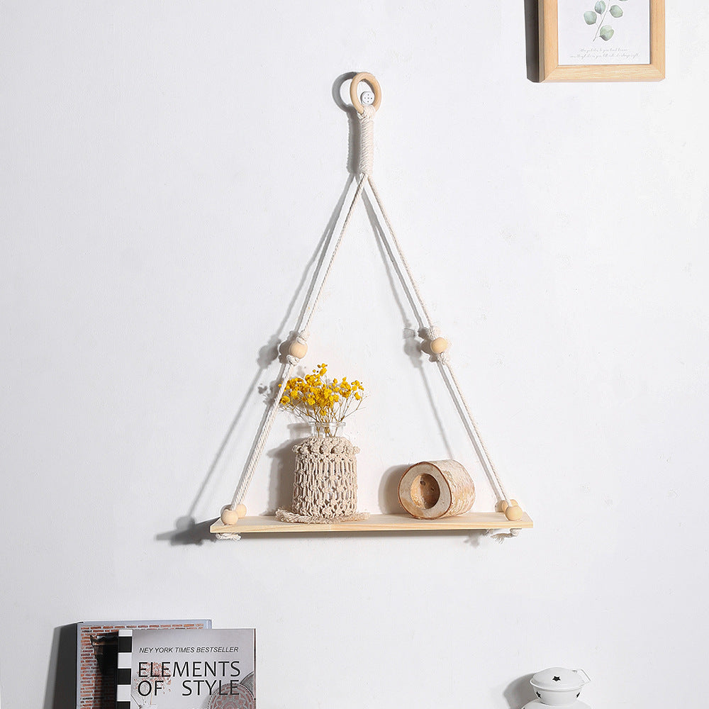 Handmade Woven Shelving For Wall Decoration