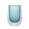 Household Simple Double Glass Colored Cups