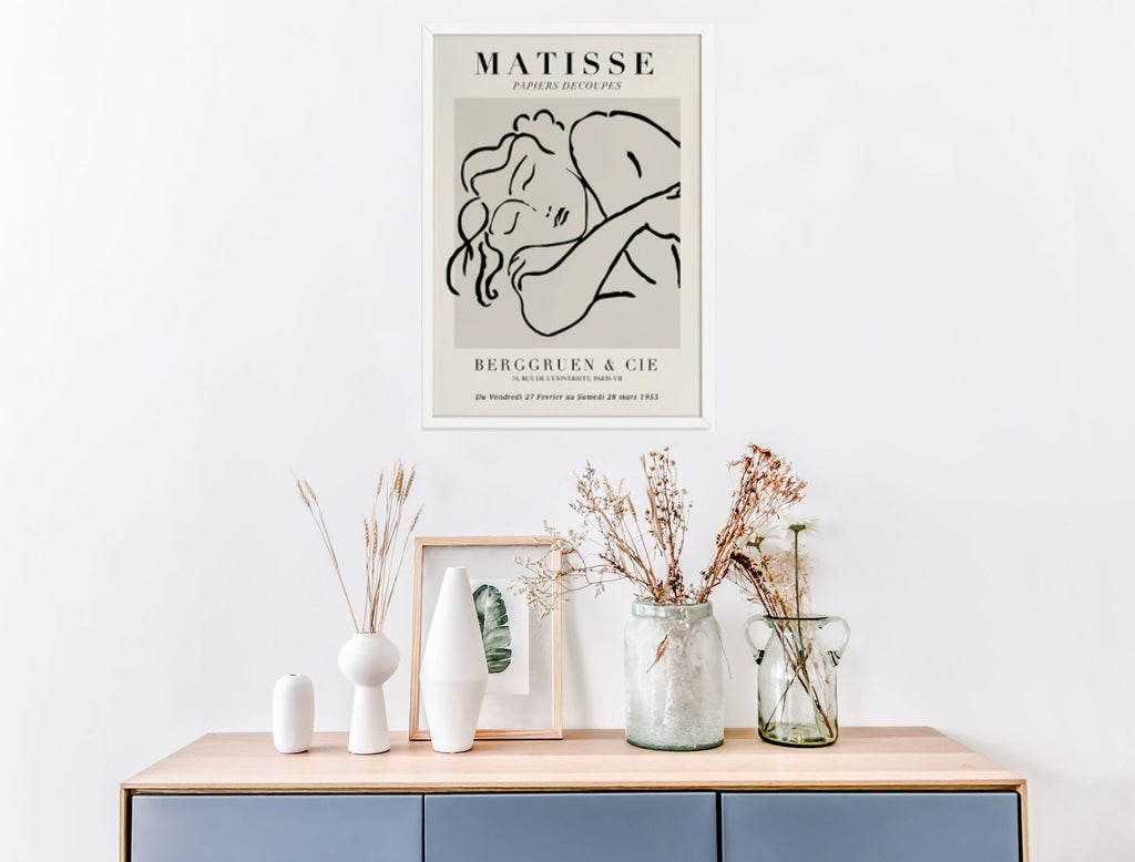 Creative Art Abstract Line Character Bedside