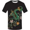 Printed T-shirt European And American Men's Round Neck Short Sleeve